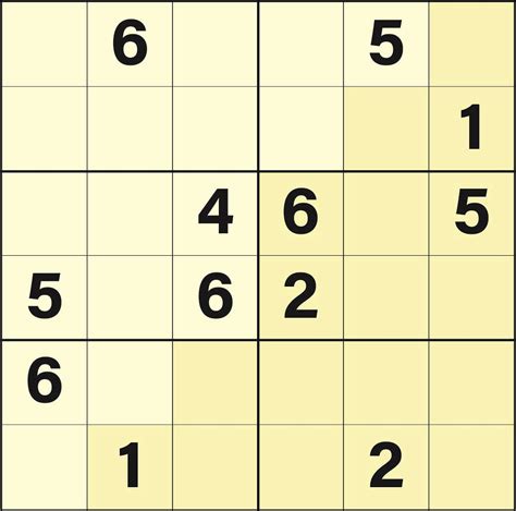 Sudoku 6x6 Printable
